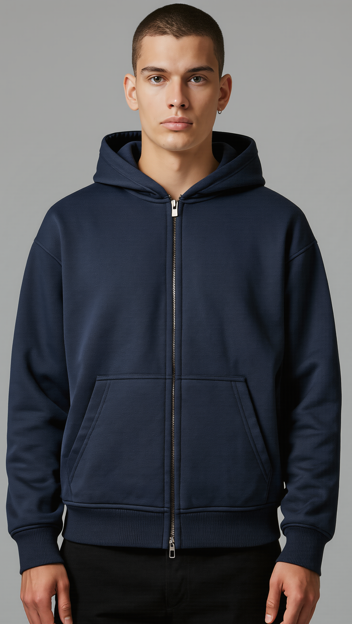 HATE & LOVE  ZIP HOODIE