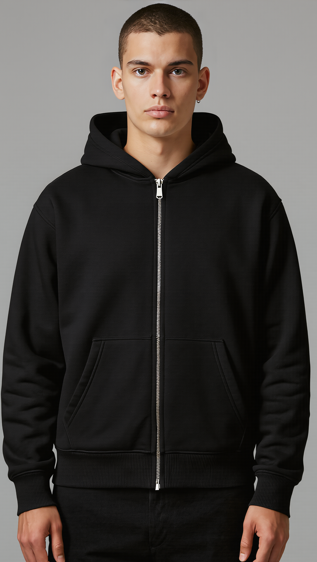 HATE & LOVE  ZIP HOODIE