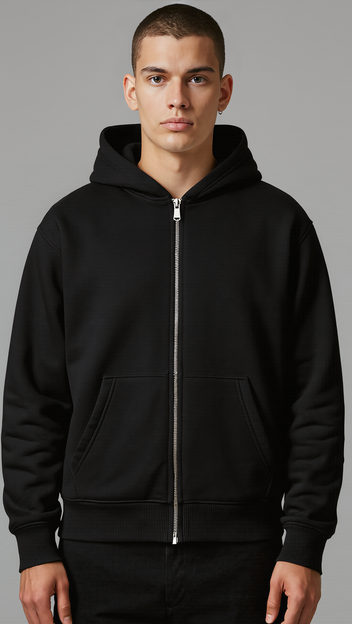 HATE & LOVE  ZIP HOODIE