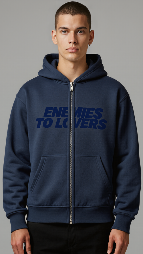 ENEMIES TO LOVERS ZIP HOODIE
