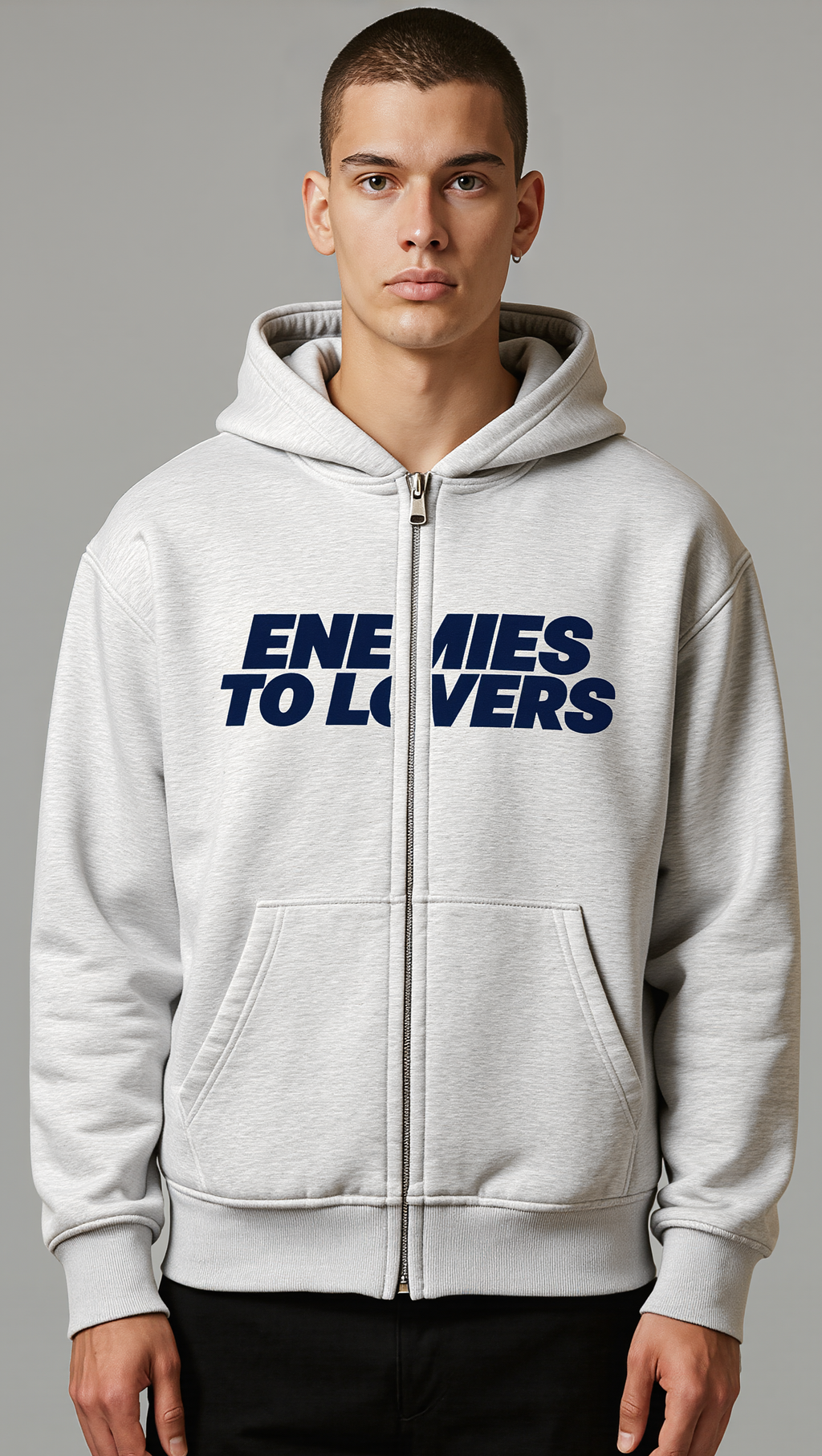 ENEMIES TO LOVERS ZIP HOODIE