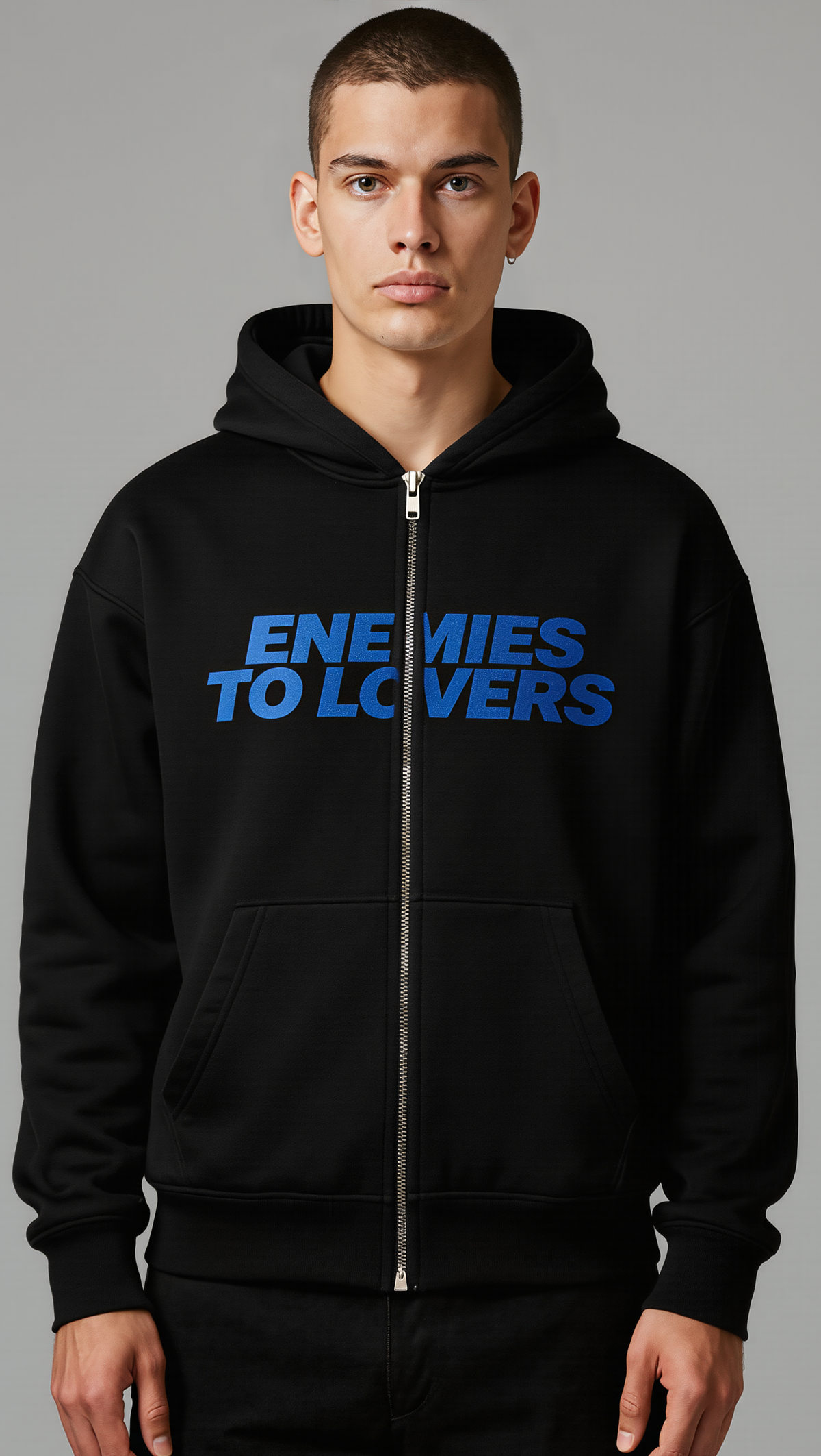 ENEMIES TO LOVERS ZIP HOODIE